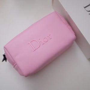 Dior makeup bag and makeup samples